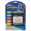 Expo Neon Windows Dry Erase Marker, Broad Bullet Tip, Assorted Colors, PK5 1752226